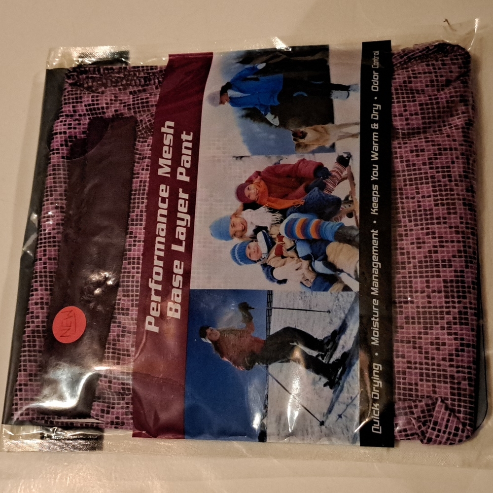NWT Ladies XTEK Performance Mesh Base Layer Pant Size Small
